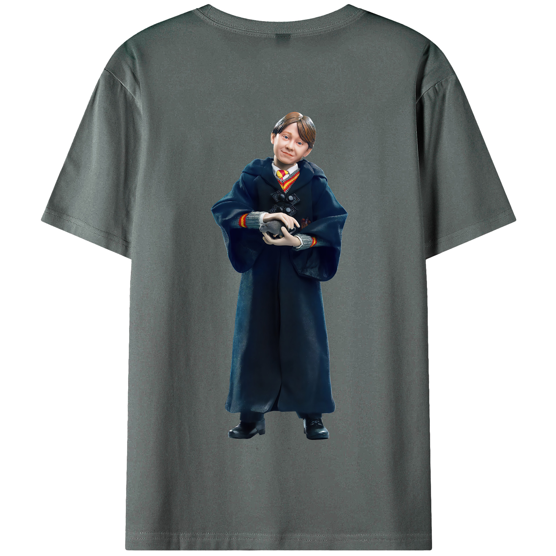 （画像用） Harry Potter ハリー・ポッターシリーズ 綿100％半袖Tシャツ（背面プリント）